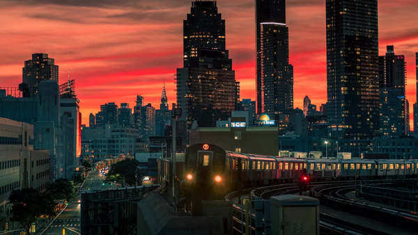 Aerial view of Queens showcasing urban landscape, highlighting the services of security guard companies in Queens