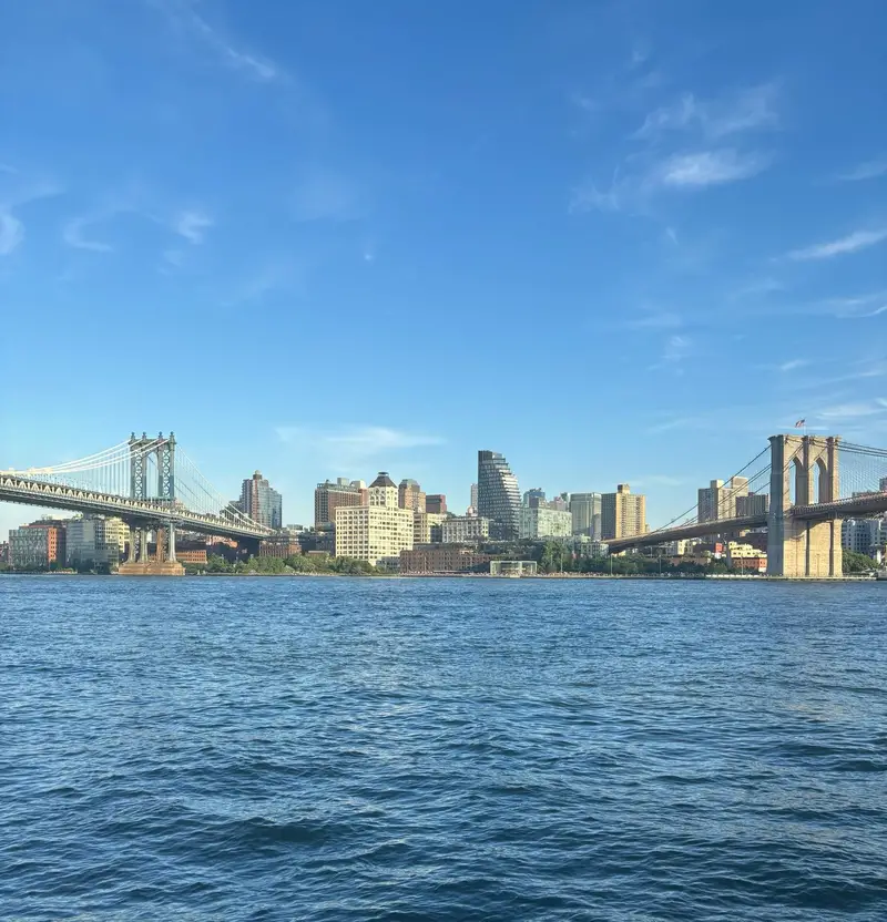 Panoramic aerial view of Brooklyn highlighting buildings and streets, relevant for security guard company near me